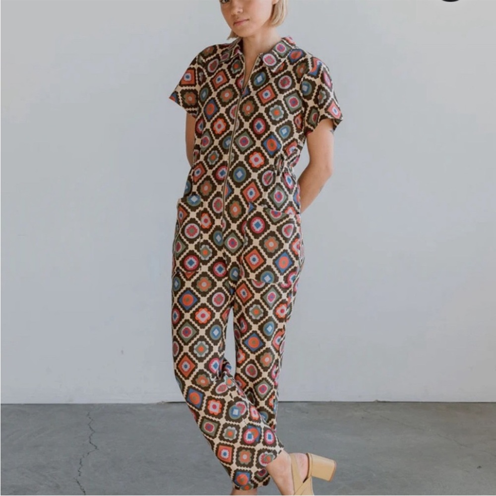 ISO — Noble jumpsuit in granny print size M — ISO